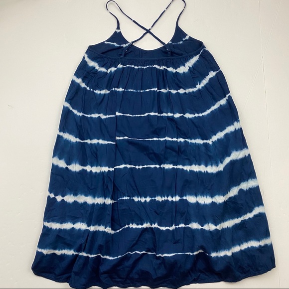 MADEWELL Backyard Indigo Shibori Tie Dye Dress - Picture 5 of 9